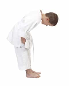 Kids can learn respect from training in martial arts.