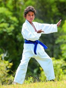 Martial arts students can use visualization strategies to improve their performance.
