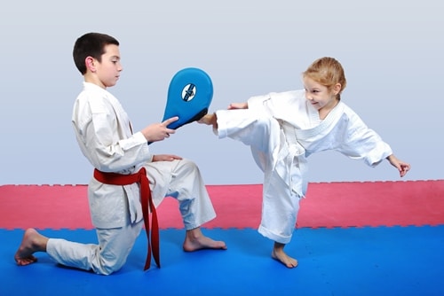Martial arts training can help kids get more exercise.