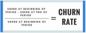 Formula of Churn Rate 