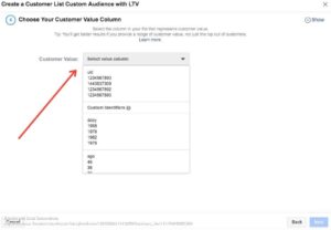 Facebook Custom Audience List