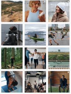 Lululemon Instagram Page