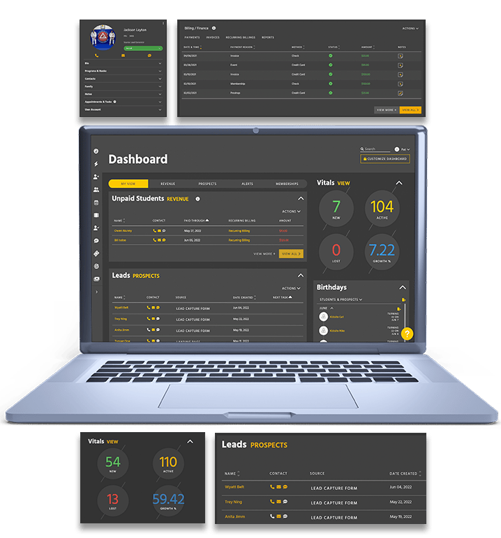 Kicksite Business Software screenshots