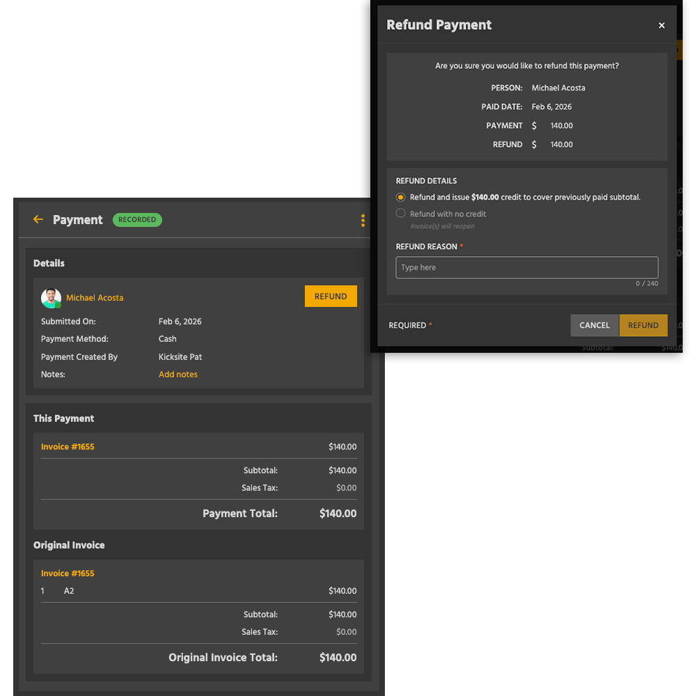Refunds and Adjustments